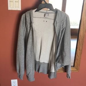 Nike oversized zip up sweater